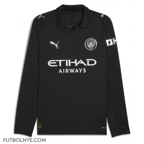 Camiseta Manchester City Visitante Equipación 2025-26 manga larga